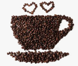 褐色咖啡豆素材