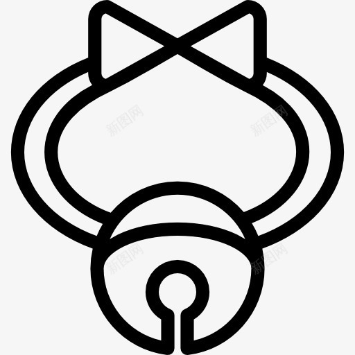 雪橇铃图标png_新图网 https://ixintu.com 宠物 宠物猫 技术 猫 环