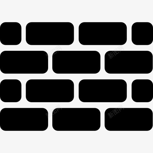 砖壁图标png_新图网 https://ixintu.com 墙壁 建筑物 砖 结构 障碍