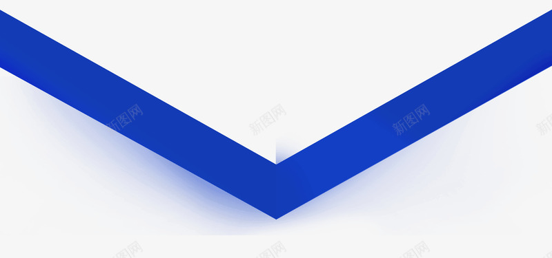 蓝色边框投影png免抠素材_新图网 https://ixintu.com 投影 蓝色 设计 边框