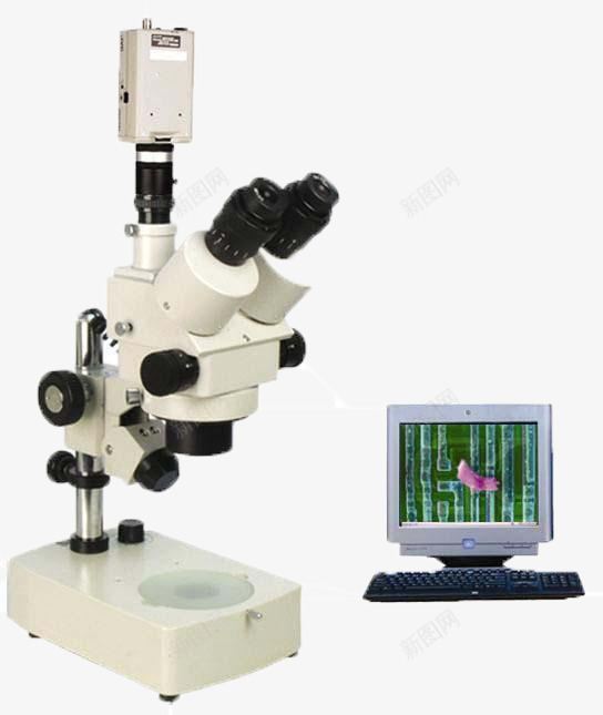 电子显微镜png免抠素材_新图网 https://ixintu.com 产品实物 电子设备 科研 高倍