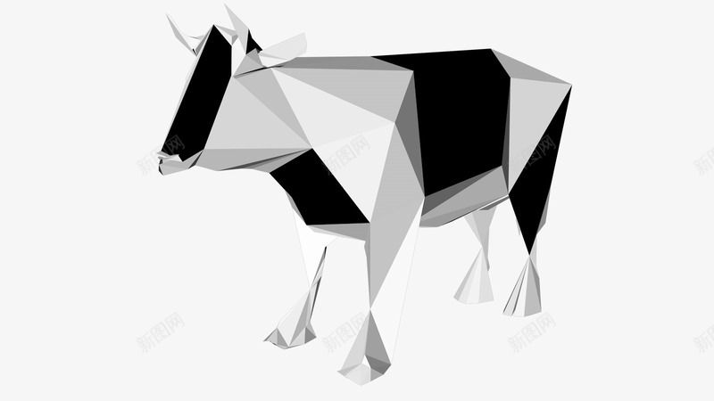 卡通立体3D扁平化奶牛图标png_新图网 https://ixintu.com 3D奶牛 卡通奶牛 奶牛png 奶牛图标 扁平化奶牛 立体奶牛