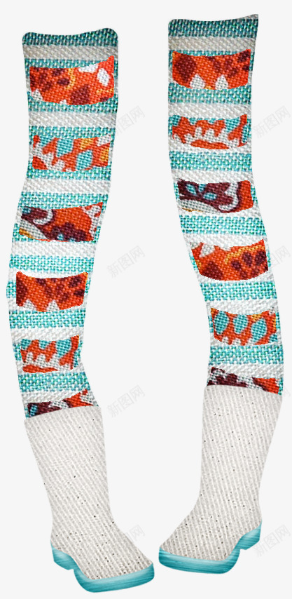 圣诞节长袜png免抠素材_新图网 https://ixintu.com 圣诞节袜子 服饰 织物 袜子 长袜