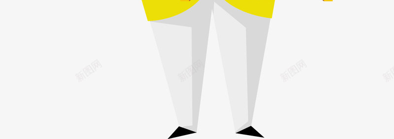 黄头发黄衣服png免抠素材_新图网 https://ixintu.com 公务人员 公务人员卡能 公务人员卡通 公务人员形象 黄头发 黄衣服