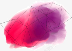 网状结构粉紫色水彩底纹高清图片