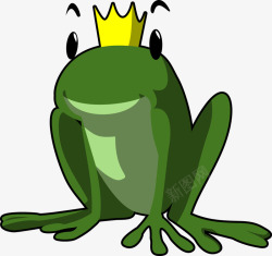青蛙形象青蛙王子卡通形象高清图片