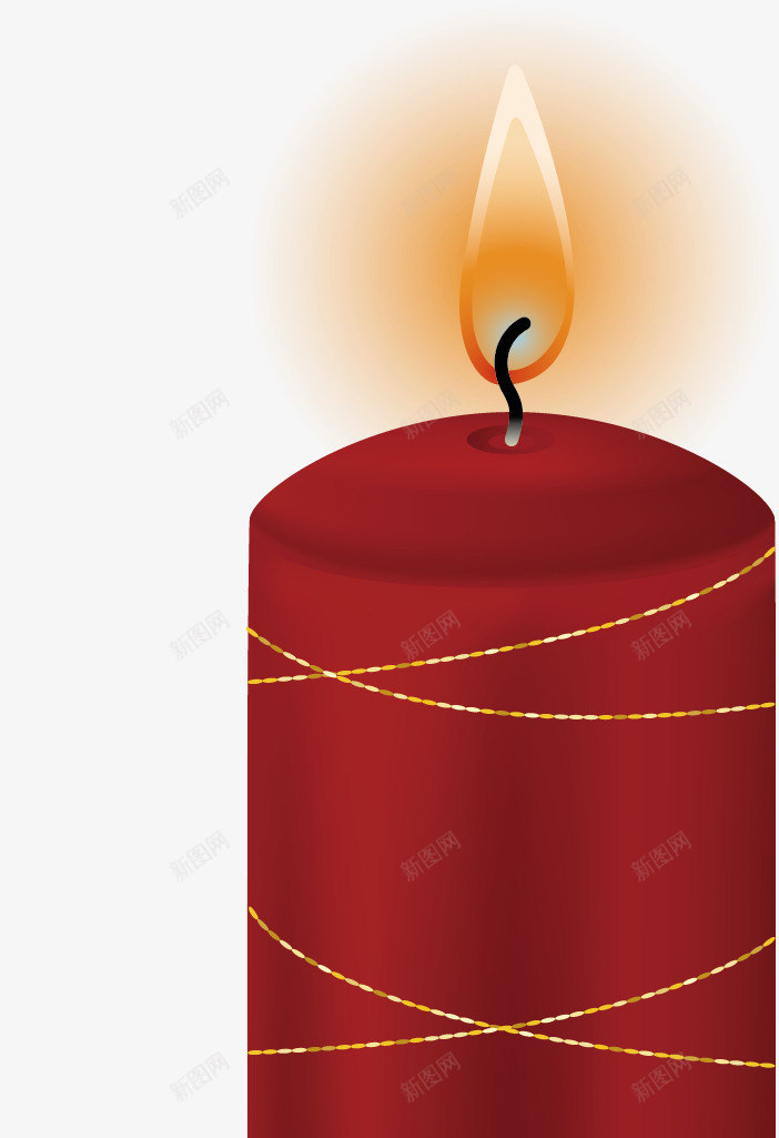 红色圣诞蜡烛矢量图ai免抠素材_新图网 https://ixintu.com 圣诞 圣诞图 圣诞素材库 圣诞红色 圣诞蜡烛 红色 红色圣诞 蜡烛 矢量图