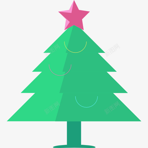 圣诞树图标png_新图网 https://ixintu.com 云杉 冷杉 圣诞树 圣诞节 性质 松树