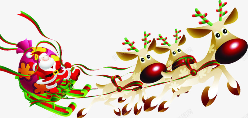 麋鹿圣诞节海报png免抠素材_新图网 https://ixintu.com 圣诞节 海报 设计 麋鹿