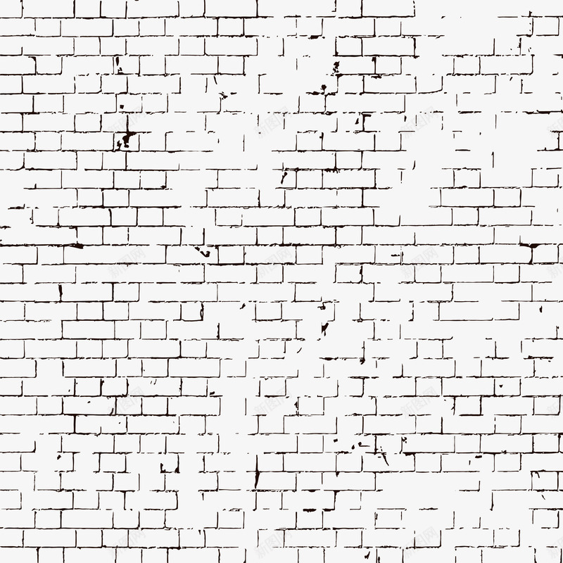 黑色简约砖墙png免抠素材_新图网 https://ixintu.com 免抠PNG 图案 墙壁 砖墙 简约 背景 边框纹理 黑色