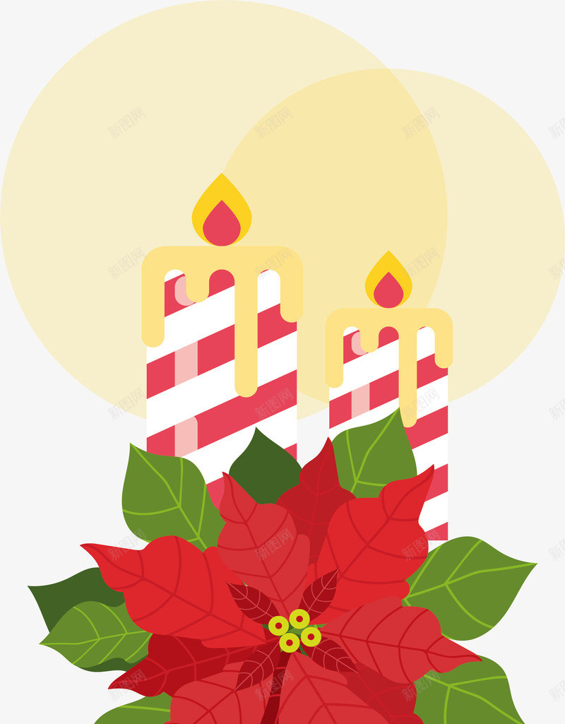 红白条纹圣诞蜡烛png免抠素材_新图网 https://ixintu.com 圣诞快乐 圣诞节 条纹蜡烛 矢量png 红白条纹 蜡烛