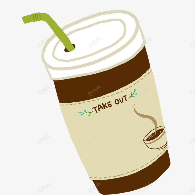 咖啡杯子png免抠素材_新图网 https://ixintu.com 写字 可乐杯 咖啡杯 对话框