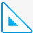 基本蓝色尺三角形超级单声道图标png_新图网 https://ixintu.com Basic blue ruler triangle 三角形 基本 尺 蓝色
