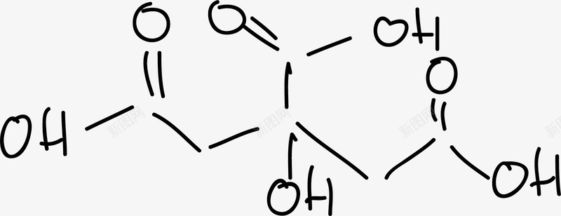 有机化学结构式png免抠素材_新图网 https://ixintu.com 化学 化学结构式 手绘 有机化学 芳香烃 苯环