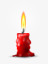 点燃燃烧的红色蜡烛图标png_新图网 https://ixintu.com 点燃 燃烧 红色 蜡烛