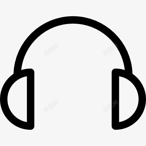 耳机图标png_新图网 https://ixintu.com 工具和器具 耳机 音乐 音响