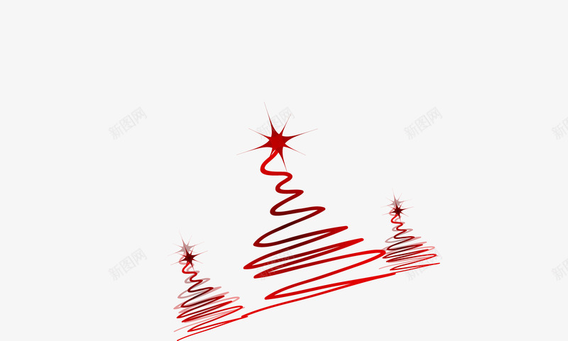 圣诞树矢量图eps免抠素材_新图网 https://ixintu.com 圣诞树 圣诞雪松树 雪松 矢量图