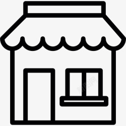 小型建筑面包店的结构图标高清图片