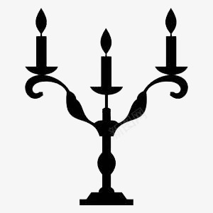 黑白蜡烛装饰元素png免抠素材_新图网 https://ixintu.com 生日 蜡烛 装饰 黑白