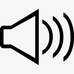 音频接口音频接口扬声器符号图标高清图片