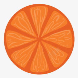 黄橘子甜橙素材