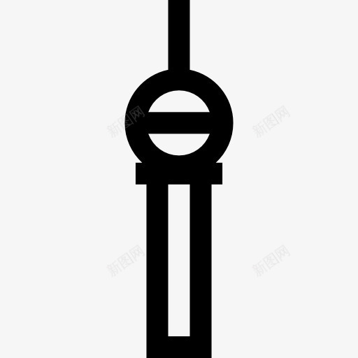 柏林电视塔图标png_新图网 https://ixintu.com 地标 建筑 德国 柏林电视塔 纪念碑