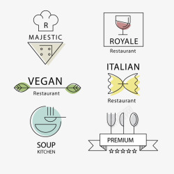 创意餐厅标志创意餐厅标志高清图片