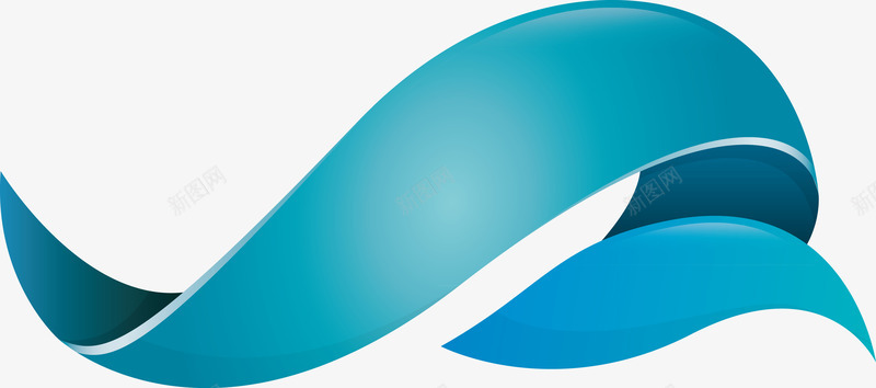 创意折叠logo矢量图图标ai_新图网 https://ixintu.com logo设计 创意 彩带 折叠 矢量图