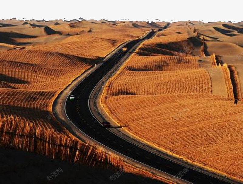 沙漠公路png免抠素材_新图网 https://ixintu.com 公路 山脉 沙漠公路 空旷 荒凉