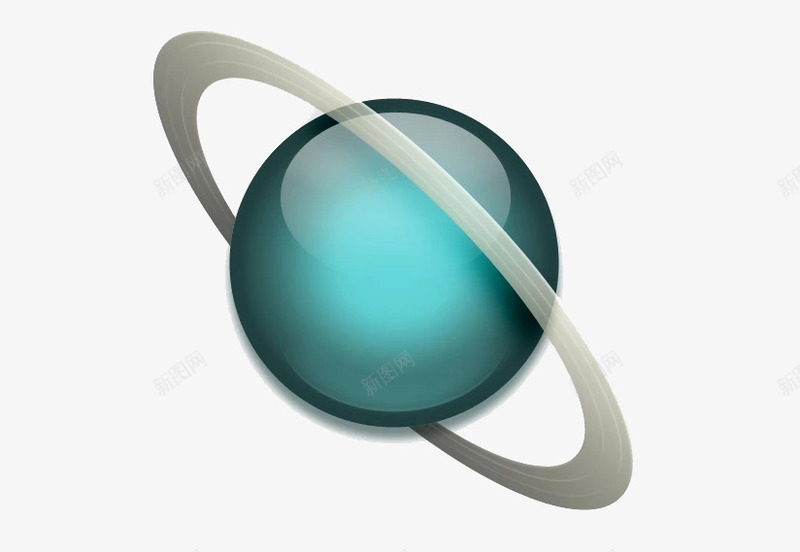 绕地环绕图标png_新图网 https://ixintu.com 圆形 地球 手绘 蓝色 轨道