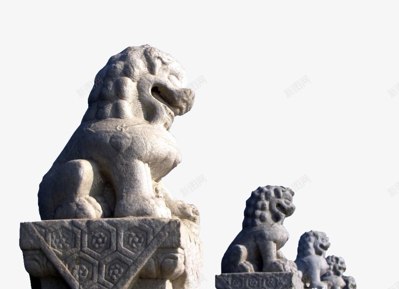 简约装饰石狮子图png免抠素材_新图网 https://ixintu.com 民间艺术 狮子 现代雕塑 石狮子 石雕 雕刻 雕塑