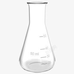 灰色化学器材实验杯化学透明器材实验杯高清图片