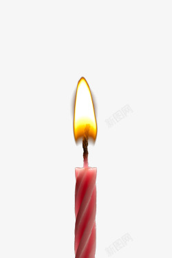 螺旋蜡烛红色螺旋蜡烛高清图片
