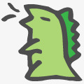 绿色卡通怪物png免抠素材_新图网 https://ixintu.com 卡通小怪物 卡通形象素材 卡通漫画素材 绿怪物 绿色妖怪