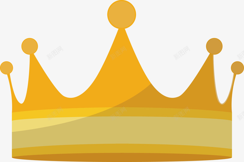 创意王冠矢量图ai免抠素材_新图网 https://ixintu.com 创意 国王 王冠 矢量素材 黄色 矢量图