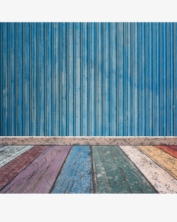 彩色木纹地板蓝色木纹墙面素材