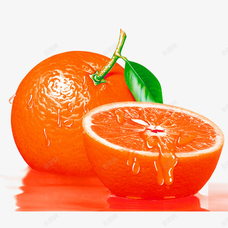 汁水很多的大橙子png免抠素材_新图网 https://ixintu.com 切面 卡通 柚 柚子 柚子卡通 橙子 水果 蔬果 香甜