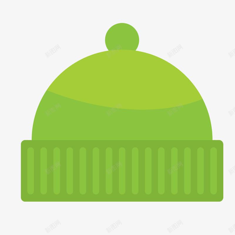 绿色帽子png免抠素材_新图网 https://ixintu.com 一顶帽子 帽子毡帽 服饰衣服 毛线帽子 穿戴衣物 绿色帽子