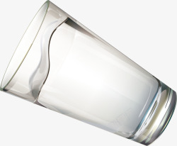 喝水透明干净杯子精美矢量图素材