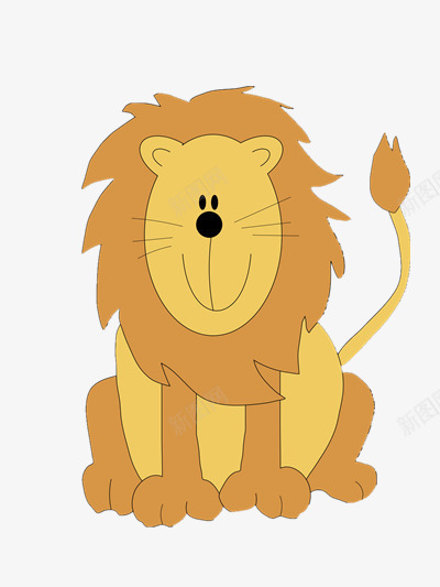 狮子png免抠素材_新图网 https://ixintu.com 动物 卡通狮子 可爱狮子 猛兽