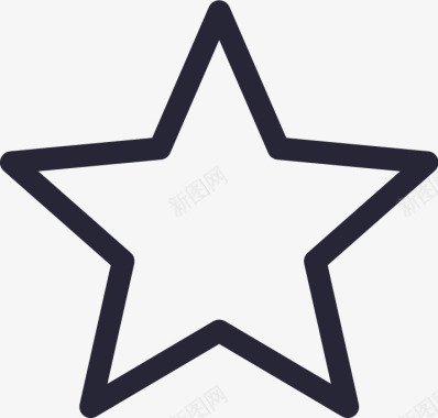 五角星收藏矢量图图标图标