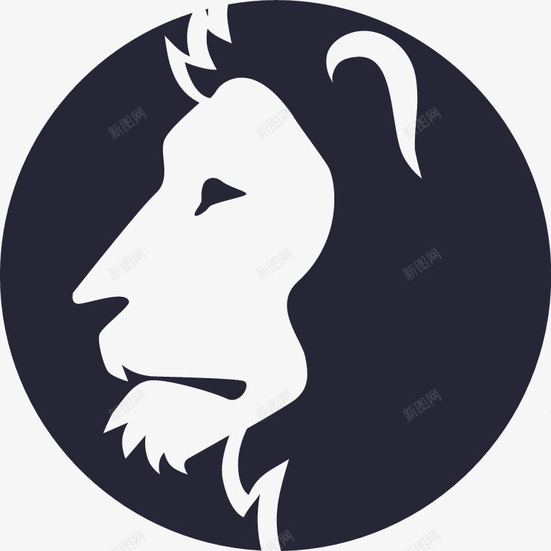 狮子座图标png_新图网 https://ixintu.com 狮子座