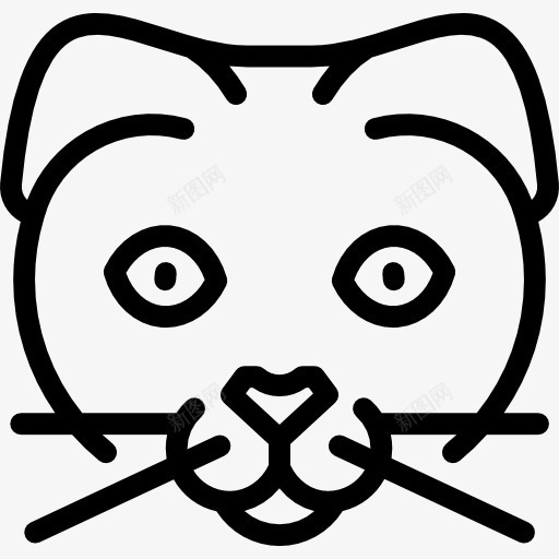 苏格兰折耳猫图标png_新图网 https://ixintu.com 凯蒂 动物 品种 国内 宠物 猫 苏格兰折耳猫