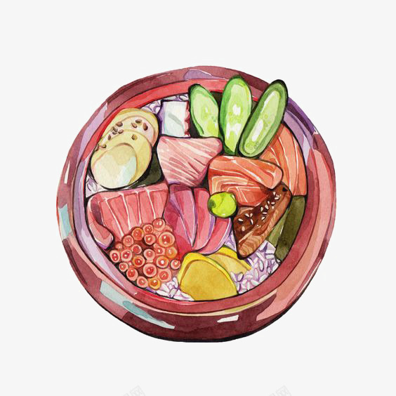 日系食物png免抠素材_新图网 https://ixintu.com 手绘 炖菜 肉 蔬菜