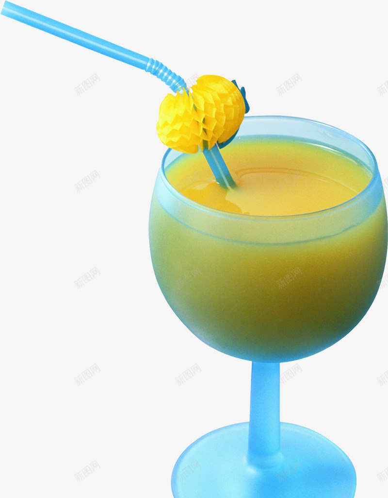 菠萝汁png免抠素材_新图网 https://ixintu.com 冷饮 杯子 菠萝 饮料