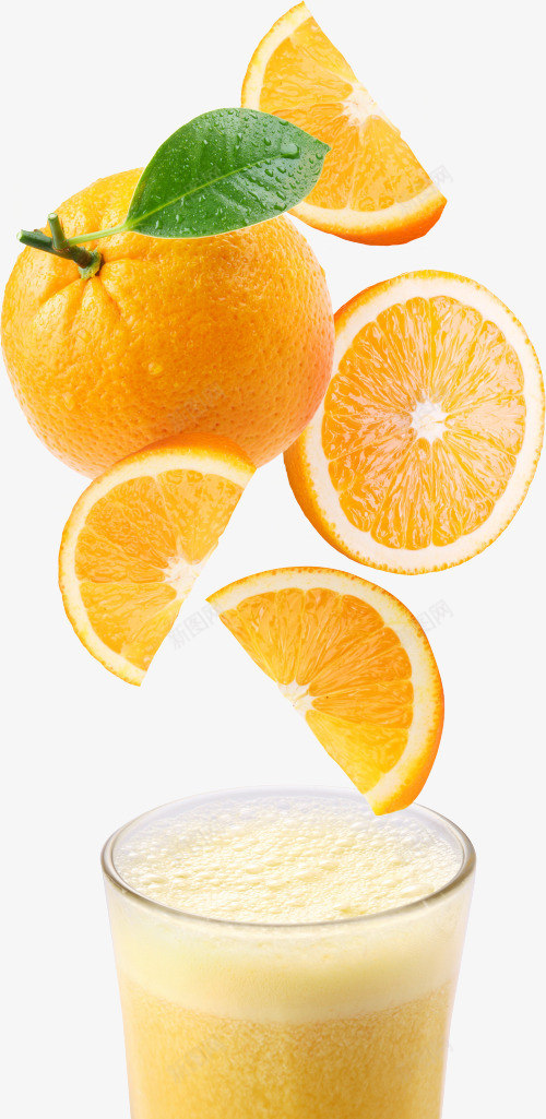 橙子饮料png免抠素材_新图网 https://ixintu.com 实物 橙子 橙汁 美食 饮料