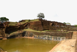 狮子岩斯里兰卡狮子岩高清图片