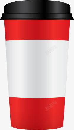 磨砂透明杯红白磨砂杯高清图片