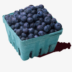 一盒水果一盒蓝莓水果高清图片