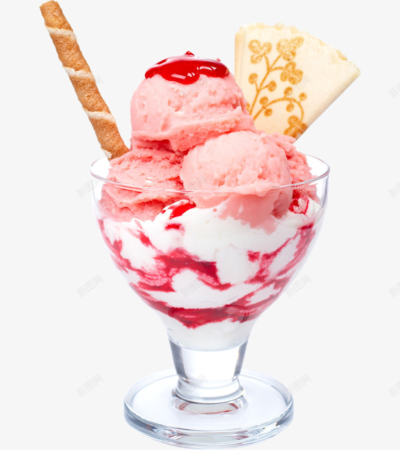 一杯冰淇淋png免抠素材_新图网 https://ixintu.com png素材 冰淇淋 杯子 食物